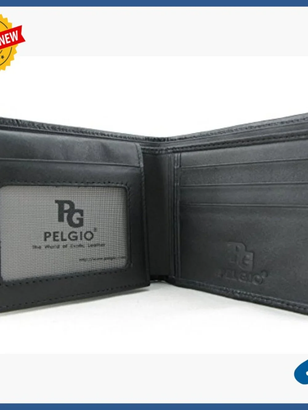 Genuine Crocodile Skin Leather Bifold Wallet 6 Card Slots 2 ID Windows